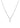 Silver Christian necklace with Hear Him charm for women